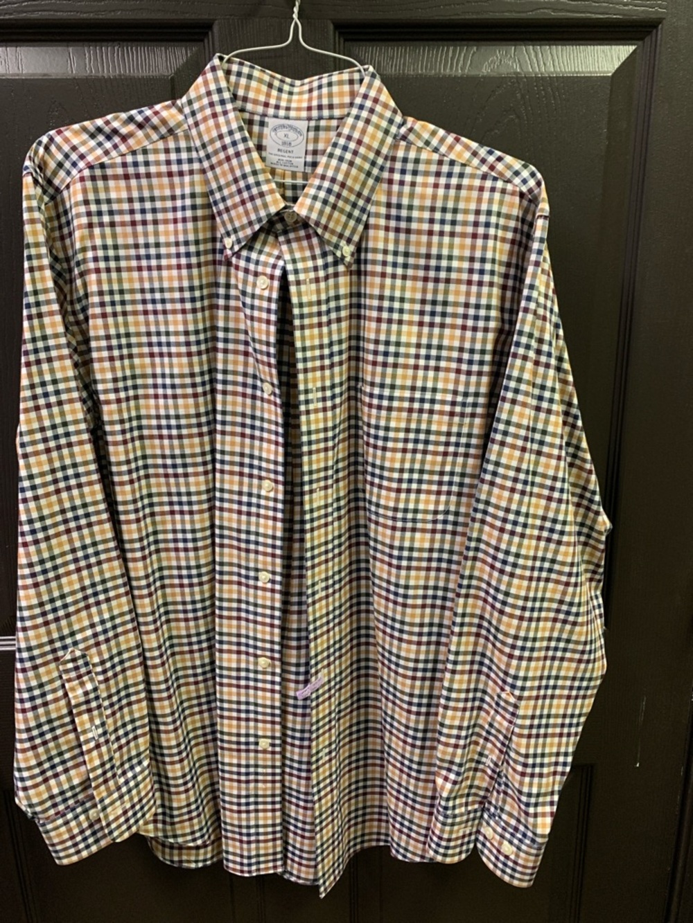 Brooks Brothers XL Multicolor Plaid Button-Down Shirt